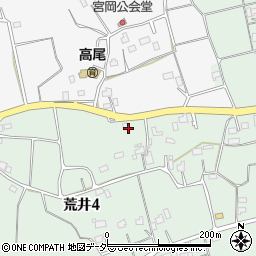 阿観堂の庚申塔周辺の地図