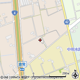 埼玉県春日部市倉常1167周辺の地図