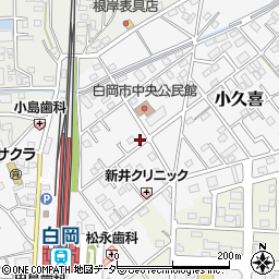 埼玉県白岡市小久喜1179-1周辺の地図