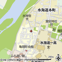 茨城県常総市水海道亀岡町2551-2周辺の地図