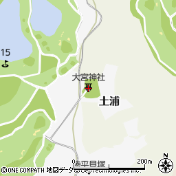 茨城県稲敷郡美浦村土浦1周辺の地図