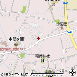 木間ヶ瀬郵便局 ＡＴＭ周辺の地図