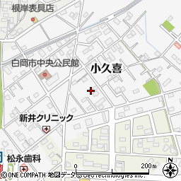 埼玉県白岡市小久喜1352-2周辺の地図
