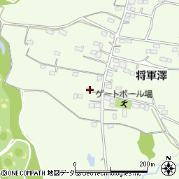 埼玉県比企郡嵐山町将軍澤82周辺の地図