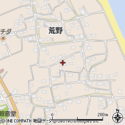 茨城県鹿嶋市荒野84周辺の地図