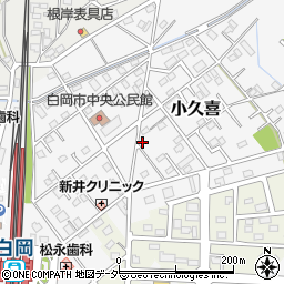 埼玉県白岡市小久喜1400-9周辺の地図