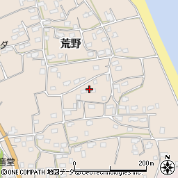 茨城県鹿嶋市荒野82周辺の地図