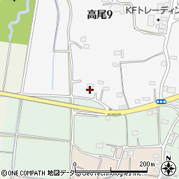 埼玉県北本市高尾9丁目50周辺の地図