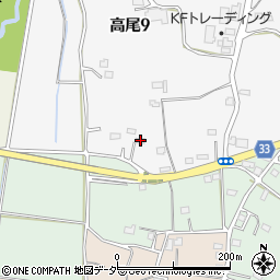 埼玉県北本市高尾9丁目43周辺の地図