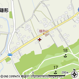 埼玉県比企郡嵐山町鎌形1300周辺の地図