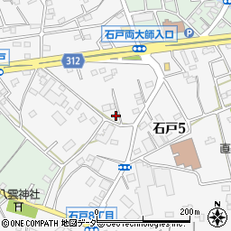 埼玉県北本市石戸5丁目250周辺の地図