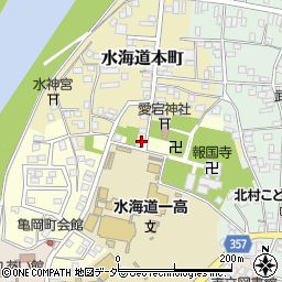 茨城県常総市水海道亀岡町2575周辺の地図