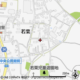 茨城県稲敷郡阿見町若栗1714周辺の地図