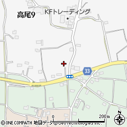 埼玉県北本市高尾9丁目10周辺の地図