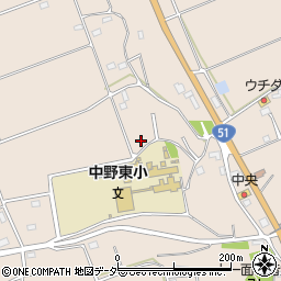 茨城県鹿嶋市荒野2037-9周辺の地図