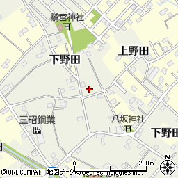 埼玉県白岡市上野田545周辺の地図