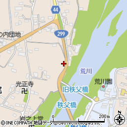 秩父橋美容院周辺の地図