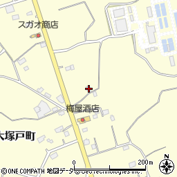 茨城県常総市大塚戸町2124周辺の地図