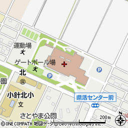 埼玉県　彩の国市民活動サポートセンター周辺の地図