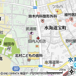 有限会社田内人形店周辺の地図
