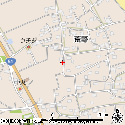 茨城県鹿嶋市荒野122周辺の地図