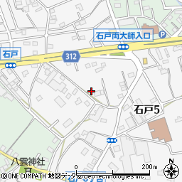 埼玉県北本市石戸5丁目248周辺の地図