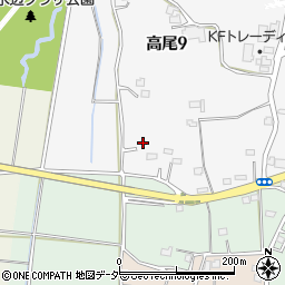 埼玉県北本市高尾9丁目64周辺の地図