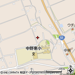 茨城県鹿嶋市荒野2038-3周辺の地図