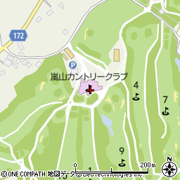 嵐山カントリークラブ周辺の地図