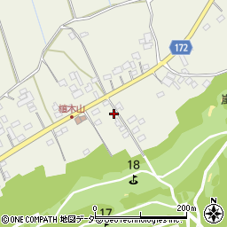 埼玉県比企郡嵐山町鎌形1307周辺の地図