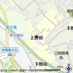 埼玉県白岡市上野田411周辺の地図