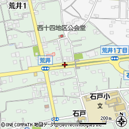 石戸小学校入口周辺の地図
