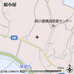 茨城県行方市根小屋1141周辺の地図