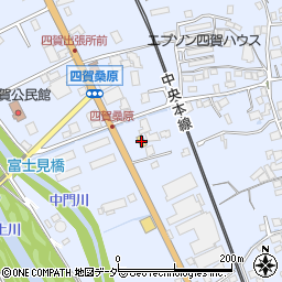 セブンイレブン諏訪四賀桑原店周辺の地図