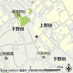 埼玉県白岡市上野田539周辺の地図