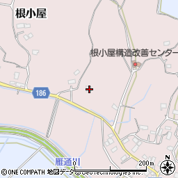 茨城県行方市根小屋395周辺の地図