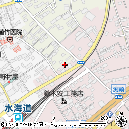 茨城県常総市水海道諏訪町2809周辺の地図