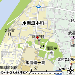 茨城県常総市水海道本町2632周辺の地図