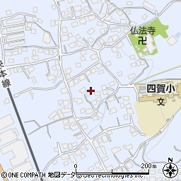 長野県諏訪市四賀桑原周辺の地図