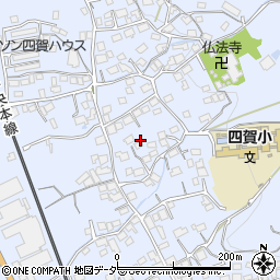 長野県諏訪市四賀（桑原）周辺の地図