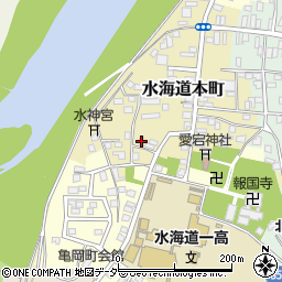 茨城県常総市水海道本町2570-15周辺の地図