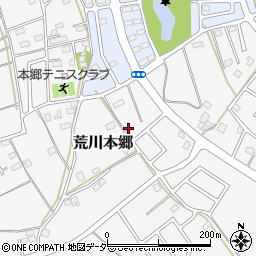 茨城県稲敷郡阿見町荒川本郷1384-4周辺の地図