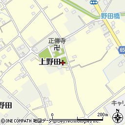埼玉県白岡市上野田327周辺の地図