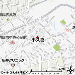 埼玉県白岡市小久喜1359-7周辺の地図