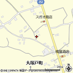 茨城県常総市大塚戸町1713周辺の地図
