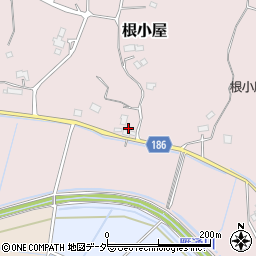 茨城県行方市根小屋679周辺の地図