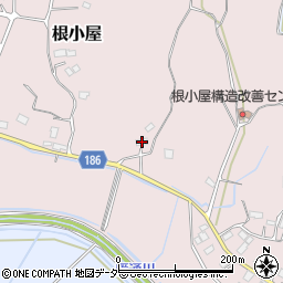 茨城県行方市根小屋408周辺の地図