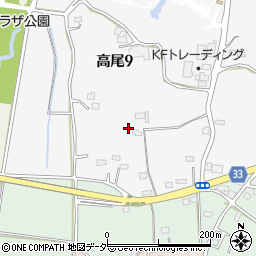 埼玉県北本市高尾9丁目周辺の地図