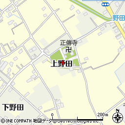 埼玉県白岡市上野田323周辺の地図