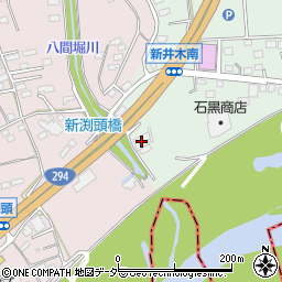 茨城県常総市新井木町888周辺の地図
